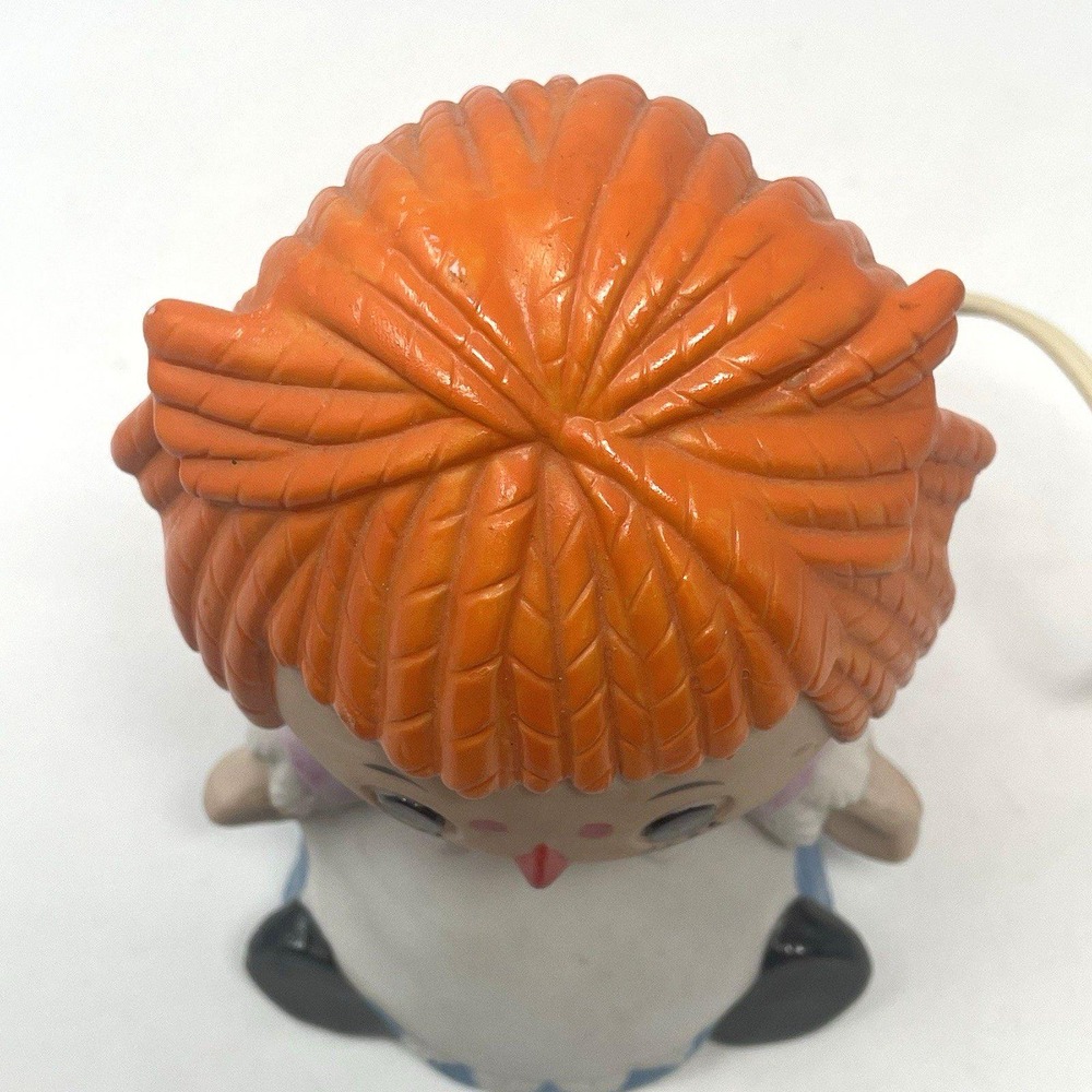 Vintage Lefton Raggedy Ann Porcelain Night Light Lamp 6" Japan Ceramic Kitsch - Picture 7 of 15